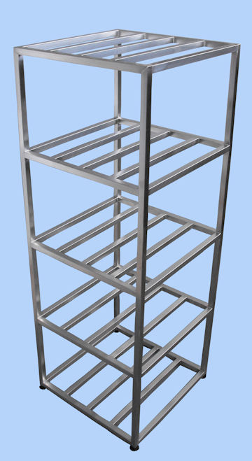 Fabricant d'étagère inox à barreaux 