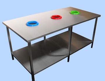 Fabricant de table de tri sélectif en inox