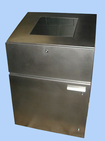 Pupitre ordinateur en inox